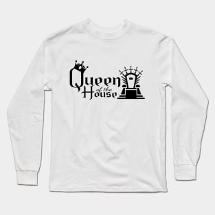 Queen of the House on light shirt Long Sleeve T-Shirt